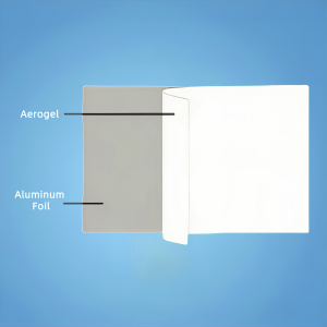 Aluminiumfolien-Verbund-Aerogel-Folie (AGF-AAL)
